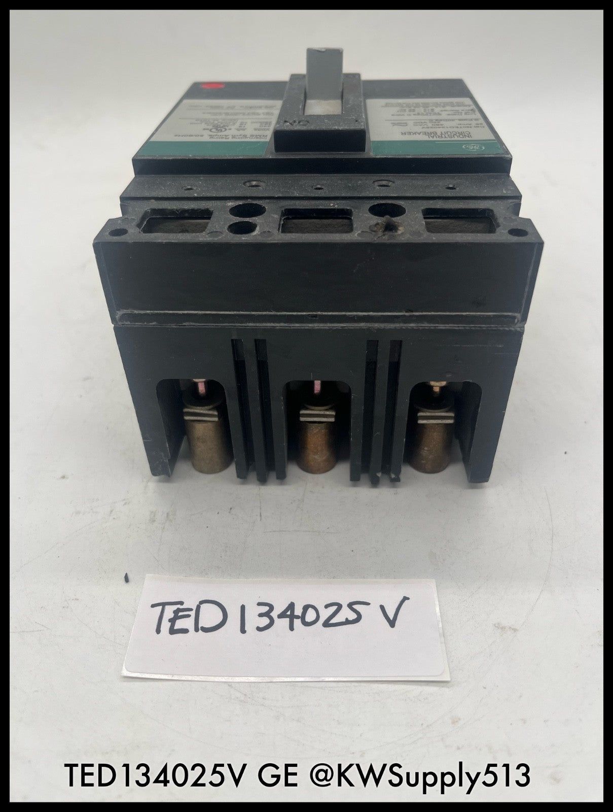 TED134025V~GE TED134025V 25A 3P 480V 18KA Industrial Circuit Breaker-Used