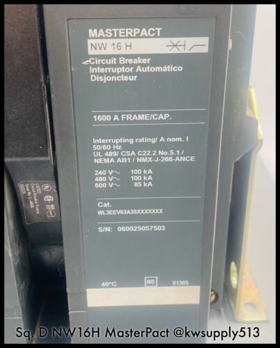 1600A NW16H Circuit Breaker-WL3EEV63A3SXXXXXXX