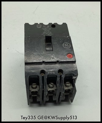 TEY335 ~ GE TEY335 35A 3P 480/277VAC 250VDC MCCB ~ Used