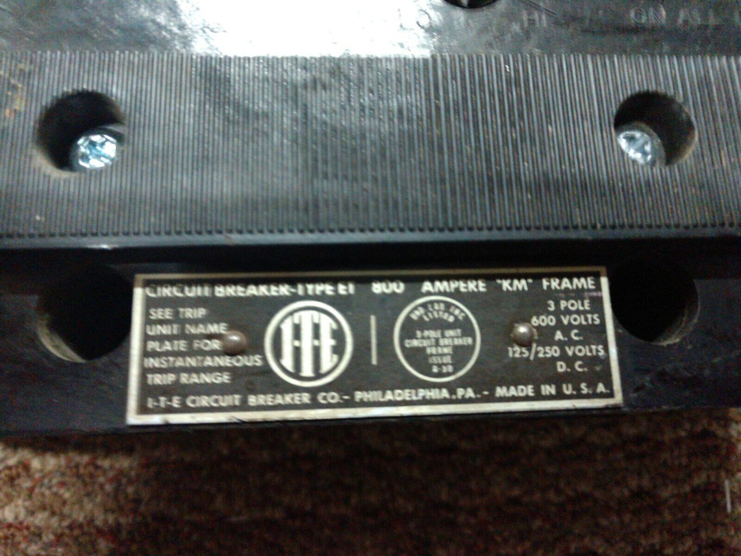600A Circuit Breaker-KM3B600