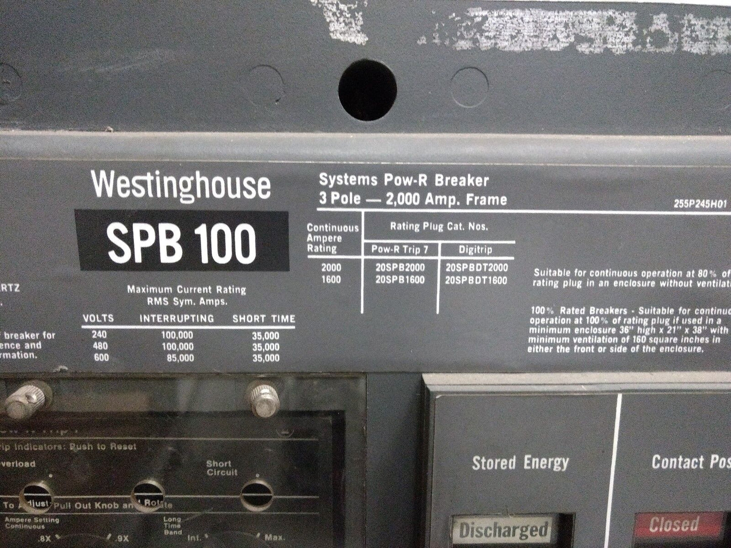 2000A Circuit Breaker-SPB100
