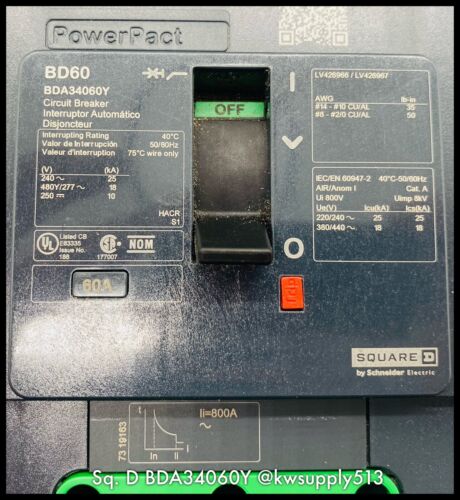 60A Circuit Breaker-BDA34060Y