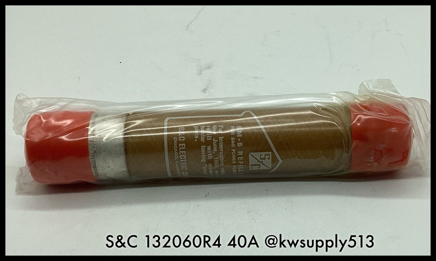 S&C 132060R4 ~ S&C 132060R4 40E Amp SM-5 Refill Unit 14.4kV ~ Unused Surplus