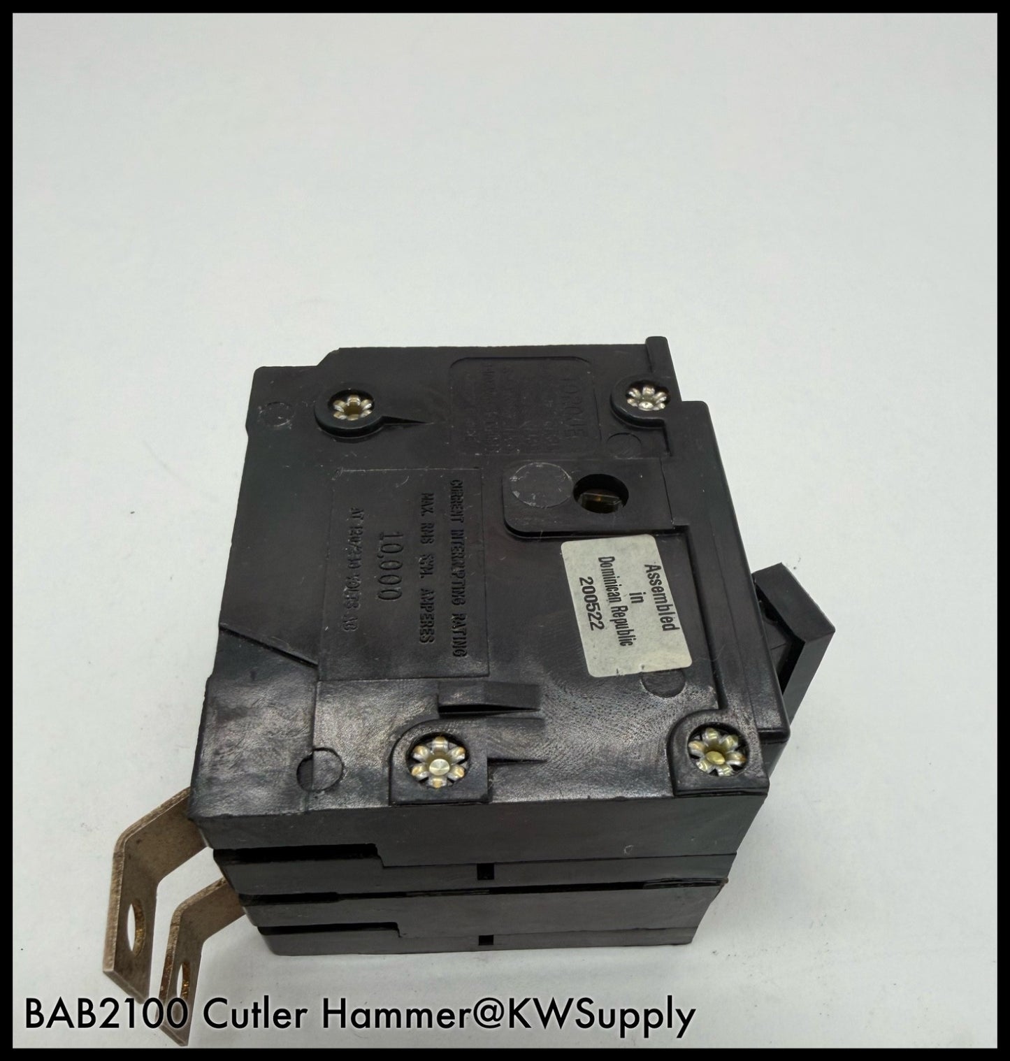 BAB2100~Cutler Hammer BAB2100 100A 120/240V 2P 10KA Circuit Breaker-Used