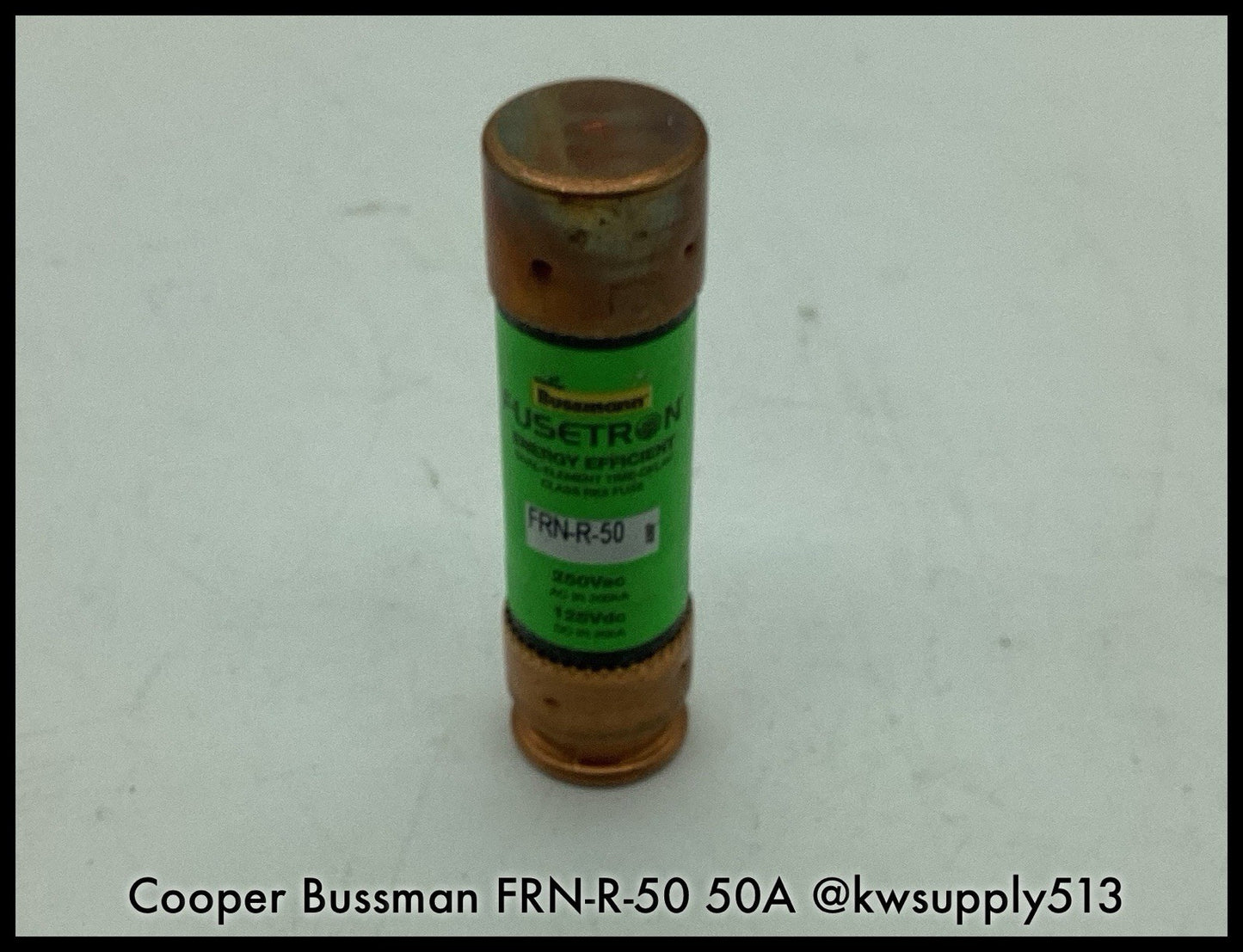 FRN-R-50 ~ Bussman FRN-R-50 50A 600V Class RK5 FuseTron Time Delay Fuse Unused