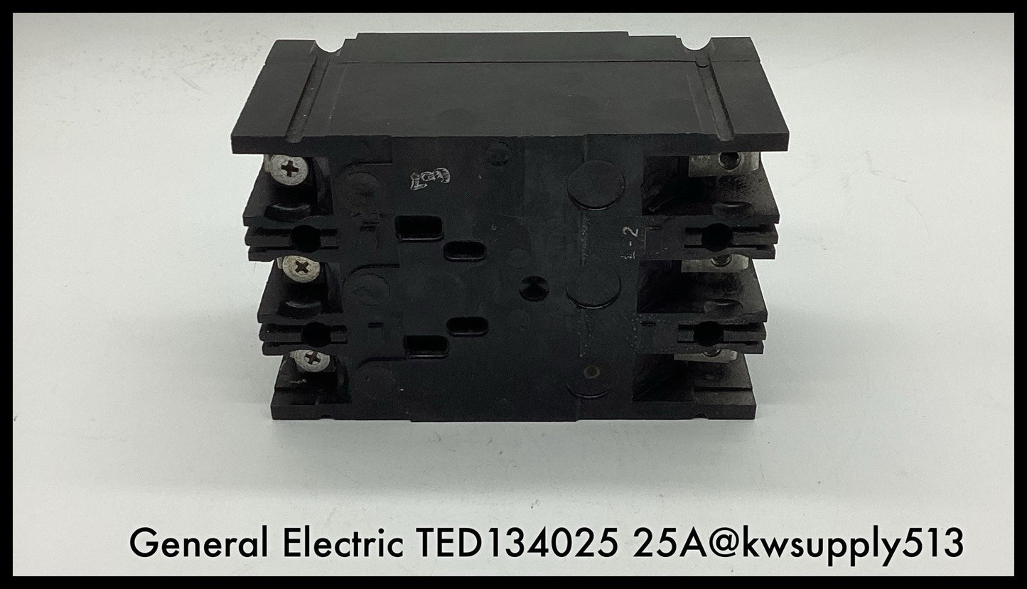 TED134025 ~ GE TED134025 25A 3P 480V TED Type MCCB ~ Inspected/90 Day Warranty