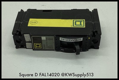 FAL14020 ~ Square D FAL14020 20A 1P 277V MCCB ~ Used