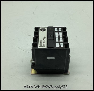 AR4A ~ Westinghouse AR4A 10A Industrial Control Relay S# 766A023G01 ~ Used