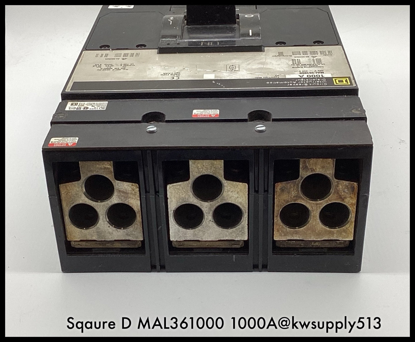 MAL361000 - Square D MAL361000 1000A 3 pole Type 2 600V~250V LI Circuit Breaker