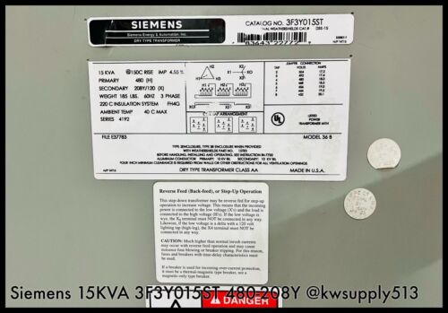 15 kVA Dry Type Transformer-3F3Y015ST