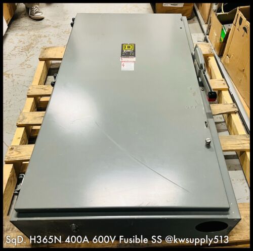 400A NEMA1 Fusible Heavy Duty Safety Switch-H365N