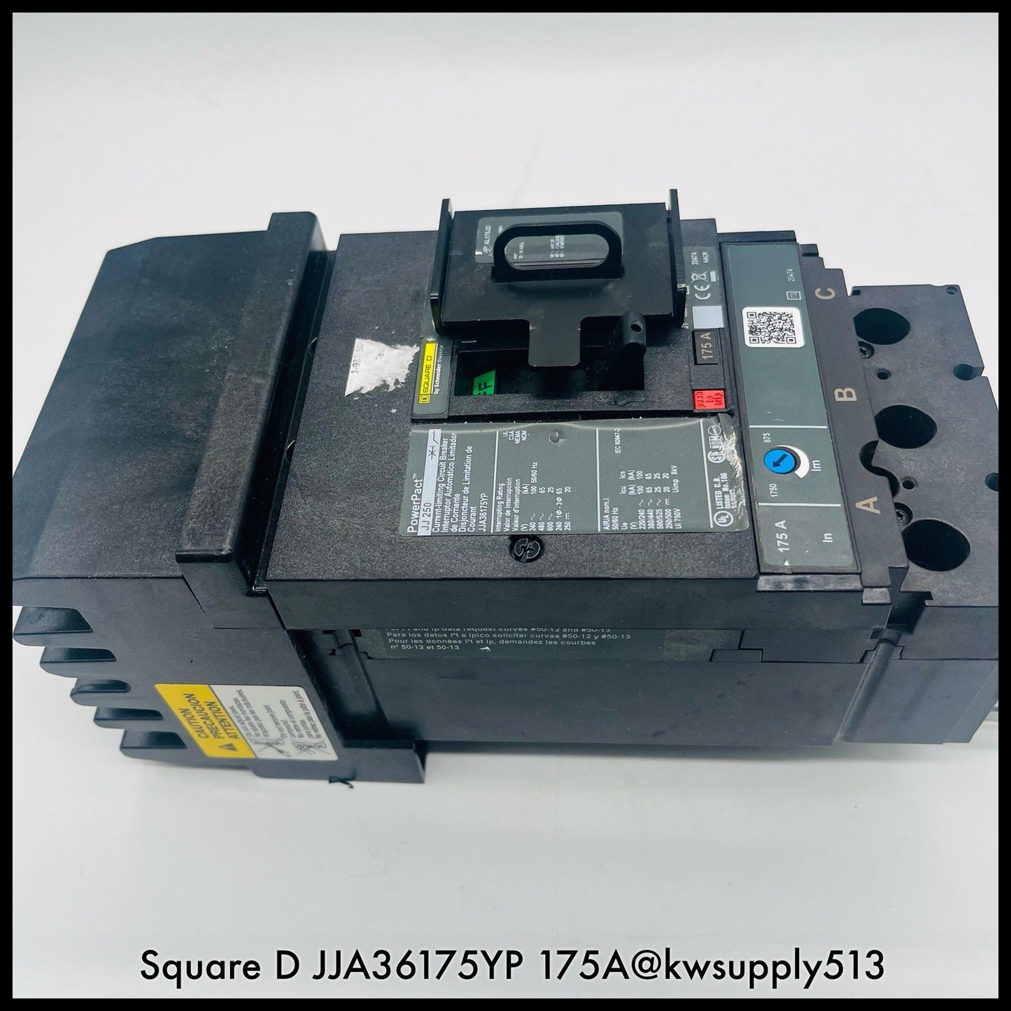 JJA36175YP ~ SquareD JJA36175YP with Lockout 175A 3P 240V I-Line-90-day warranty