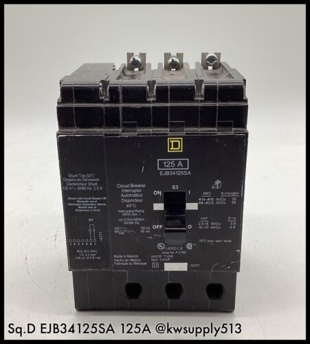 125A ST Circuit Breaker-EJB34125SA