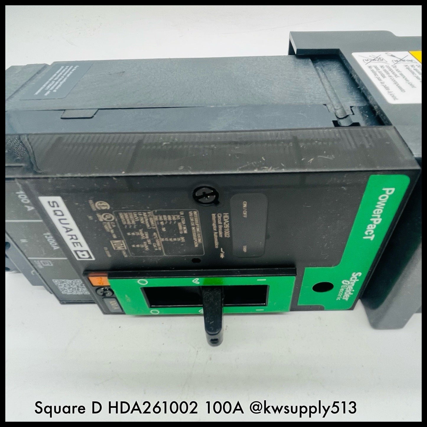 HDA261002 ~ Square D HDA261002 100A 600V 2P I-Line PowerPact CB Unused Surplus