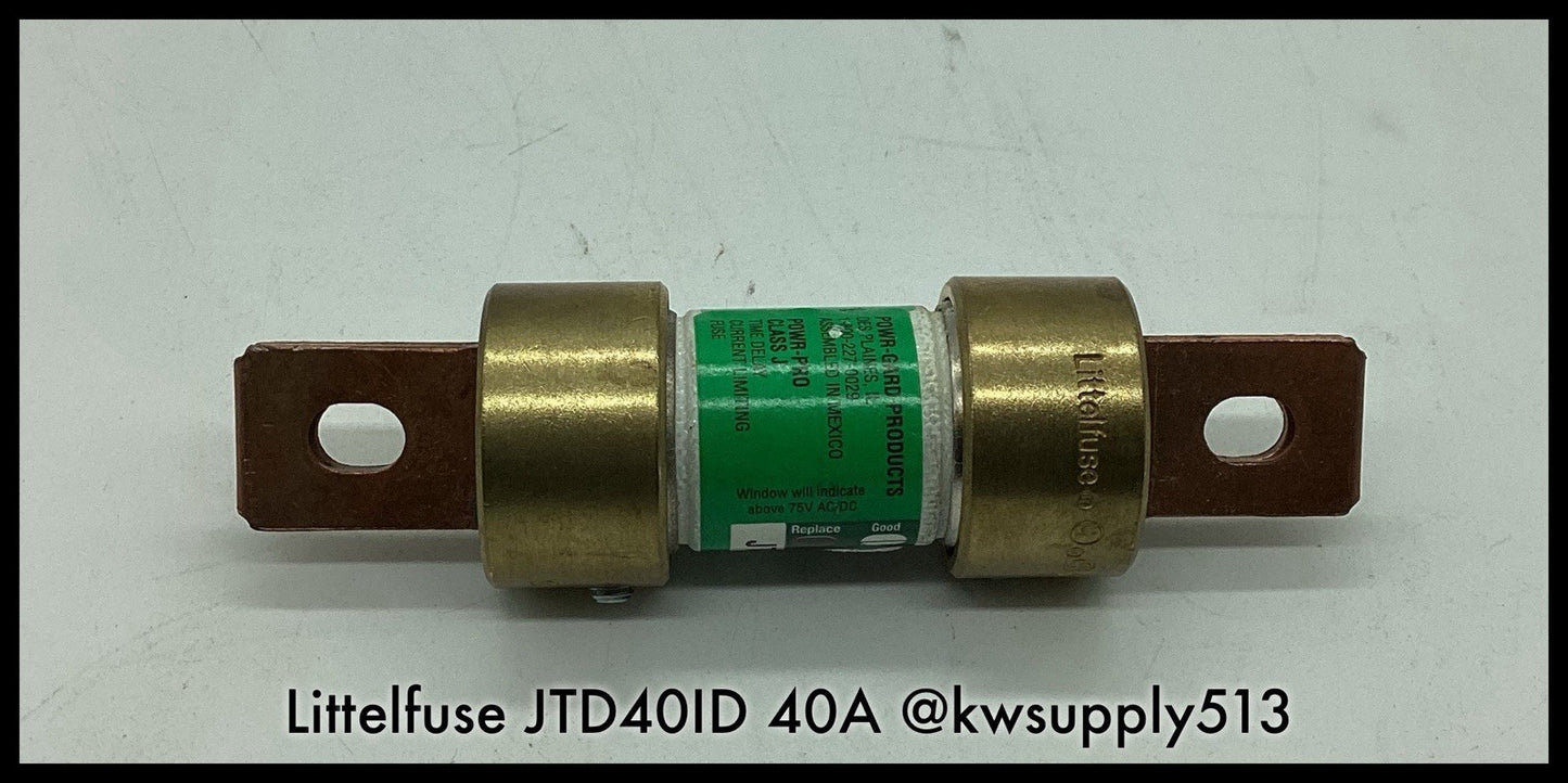 JTD40ID ~ Littelfuse JTD40ID 40A 600V Class J POWR-PRO Time Delay Fuse Unused
