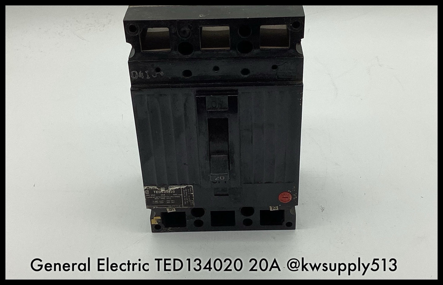TED134020 ~ GE TED134020 20A 3P 480V TED Type MCCB ~ Inspected/90 Day Warranty