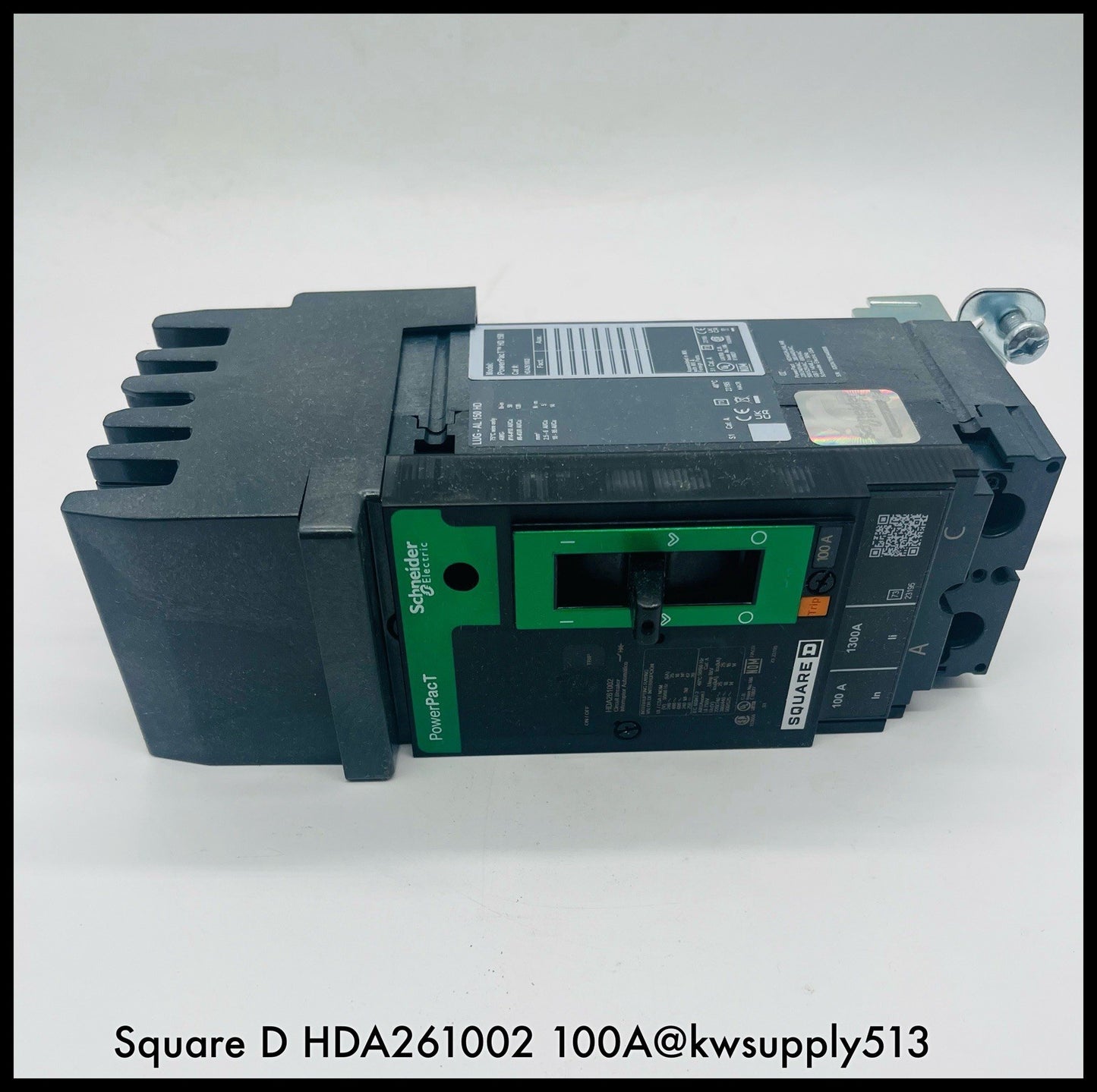 HDA261002 ~ Square D HDA261002 100A 600V 2P I-Line PowerPact CB Unused Surplus