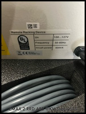 EMAX2 RRD ~ ABB Sace EMAX2RRD Remote Racking Device with carrying case Unused