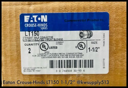 1.5" Straight Male Connector w/o Insulated Bushing-LT150
