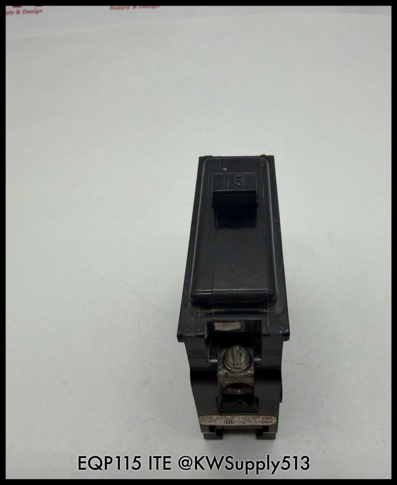 EQP115~ITE EQP115 15A 1P Circuit Breaker-Used
