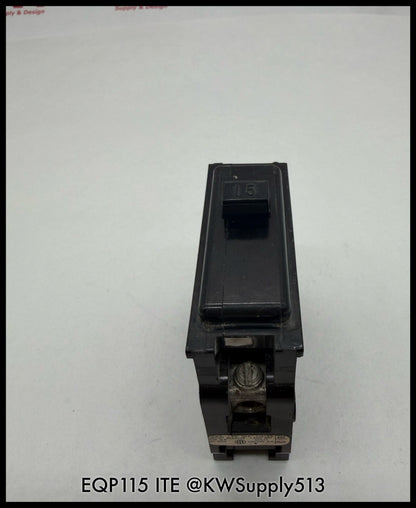 EQP115~ITE EQP115 15A 1P Circuit Breaker-Used