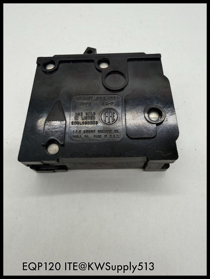 EQP120~ITE EQP120 20A 1P 20A Circuit Breaker-Used
