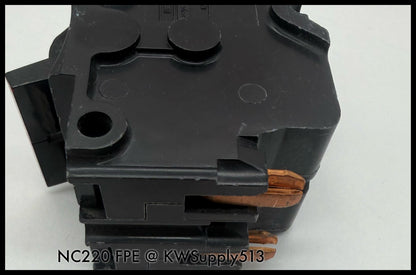 NC220~ FPE NC220 20A 2P 1PH 240V 10KA Circuit Beaker-Used