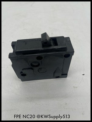 NC20~FPE NC20 20A 1P Thin Series 120V Circuit Breaker -Used