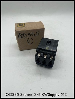 QO335~Square D QO335 35A 3P Mini Circuit Breaker QO- Unused Surplus