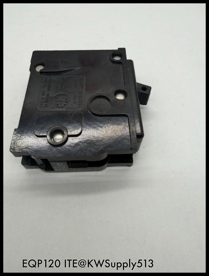 EQP120~ITE EQP120 20A 1P 20A Circuit Breaker-Used
