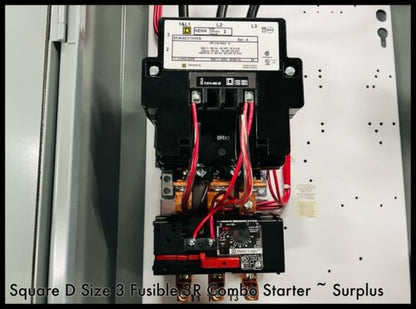 Size 3 Fusible Combination Starter-8536SEO1H30S