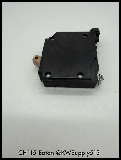 CH115~Eaton CH115 15A 120V 1P 10KA Mini Circuit Breaker-Used