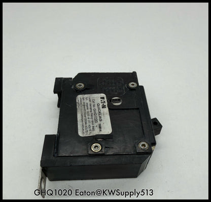 GHQ1020~Eaton GHQ1020 20A 277VAC 1P 1PH 14KA Circuit Breaker-Used