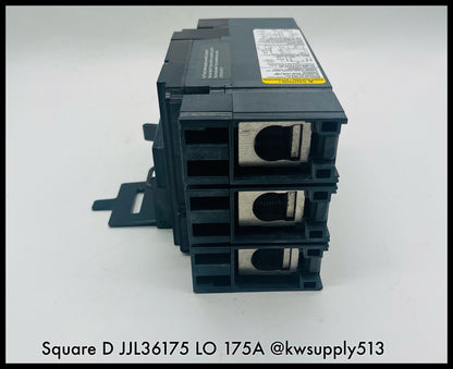 JJL36175 ~ Square D JJL36175 with Lockout 175A 3P 240V MCCB 90-Day Warranty
