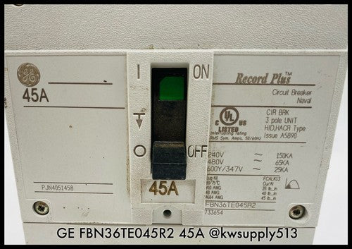 45A Circuit Breaker-FBN36TE0450R2
