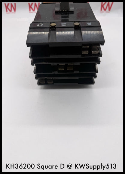 KH36200~Square D KH36200 200A 3P 3PH 600VAC I-Line Circuit Breaker-Used