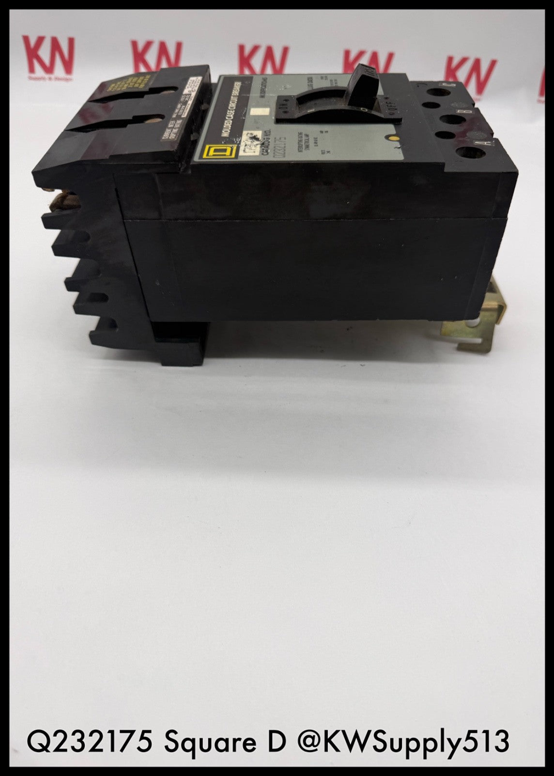 Q232175~Square D Q232175 175A 3P 3PH 240VAC 10KA I-Line Circuit Breaker-Used