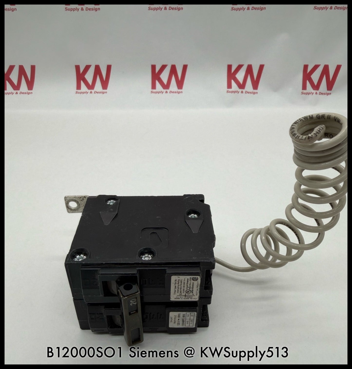 B12000S01~Siemens B1200S01 20A 120/240VAC 1P 1PH 10KA Circuit Breaker-Used