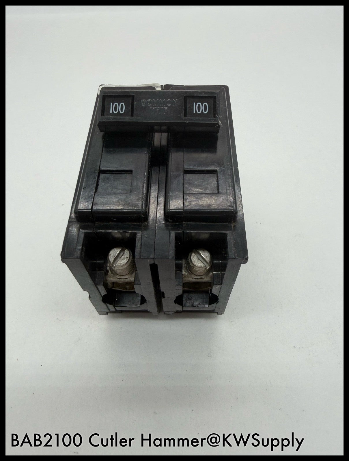 BAB2100~Cutler Hammer BAB2100 100A 120/240V 2P 10KA Circuit Breaker-Used