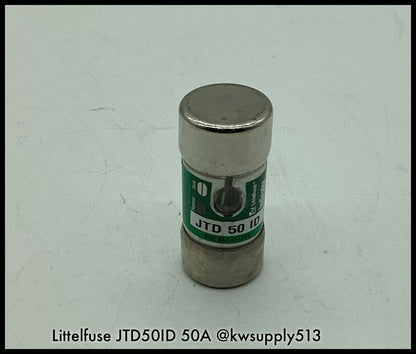 JTD50ID ~ Littelfuse JTD50ID 50A 600VAC POWR-PRO Class J Time Delay Fuse Unused