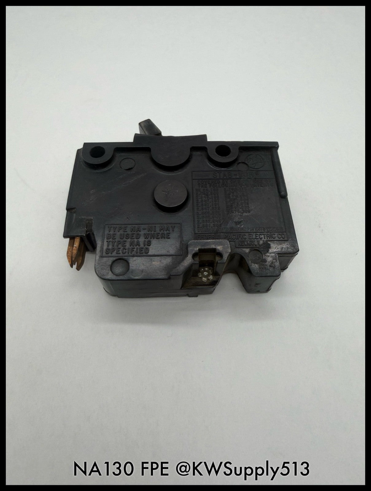 NA130~FPE NA130 30A 1P 120/240VAC MCCB-USED