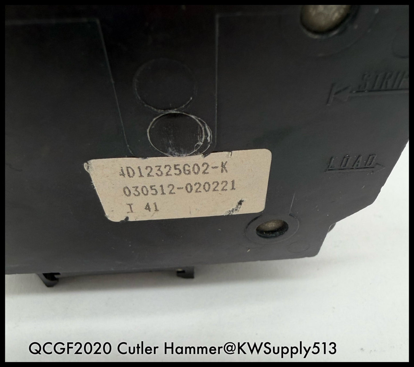 QCGF2020~Cutler Hammer QCGF2020 20A 120/240V 2P 10KA Circuit Breaker-Used