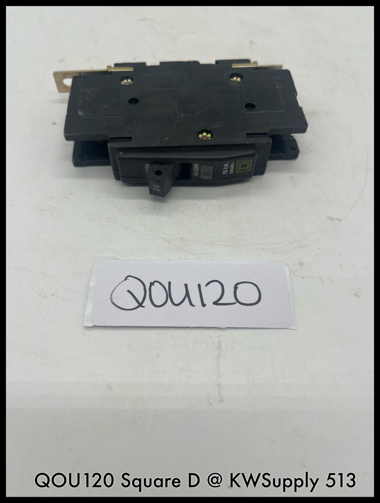QOU120~Square D QOU120 20A 1p 10ka Mini Circuit Breaker -Used
