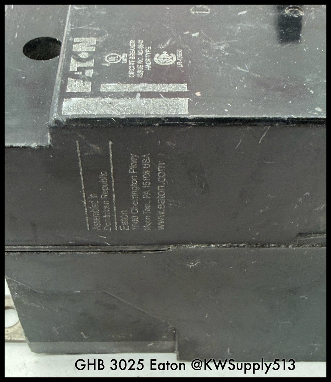 GHB3025~Eaton GHB3025 25A 480VAC Molded Case Circuit Breaker -Used