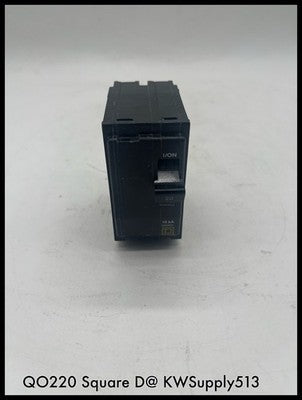 QO220~Square D QO220 20A 2P 240V TY QO Circuit Breaker-Used