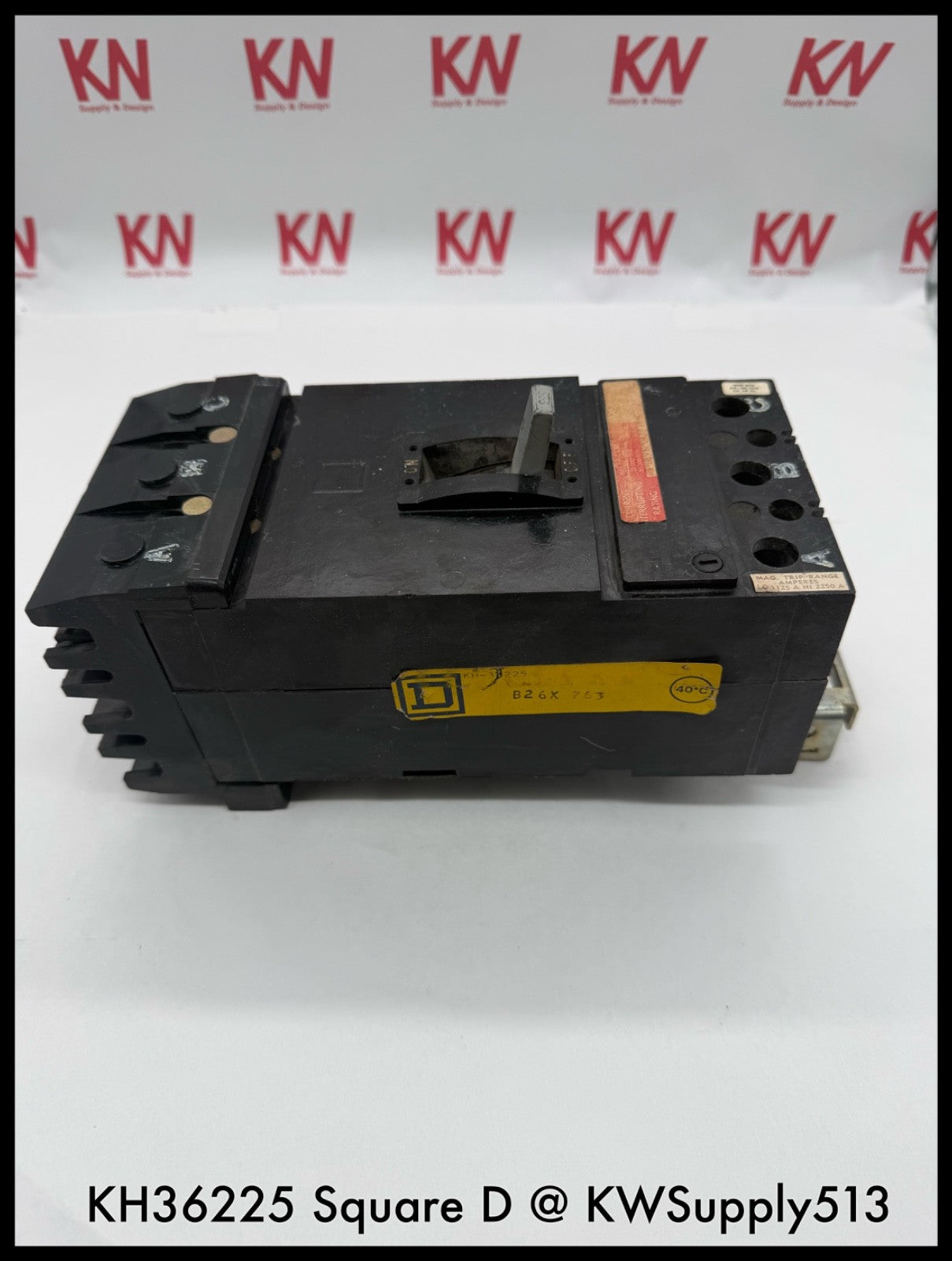 KH36225~Square D KH36225 225A 3P 3PH  600V I-Line Circuit Breaker-Used