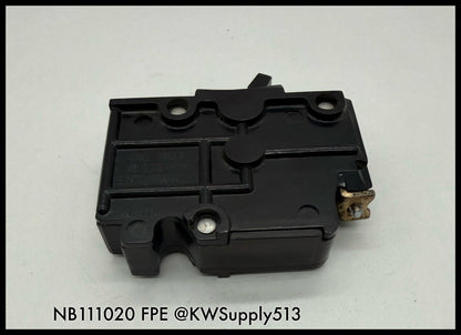 NB111020~FPE NB111020 20A 1P 120/240V Circuit Breaker-Used