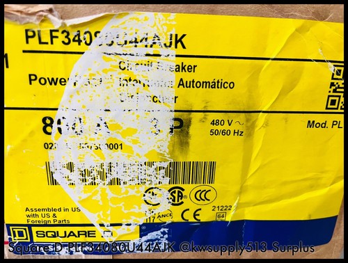 800A Circuit Breaker-PLF34080U44AJK