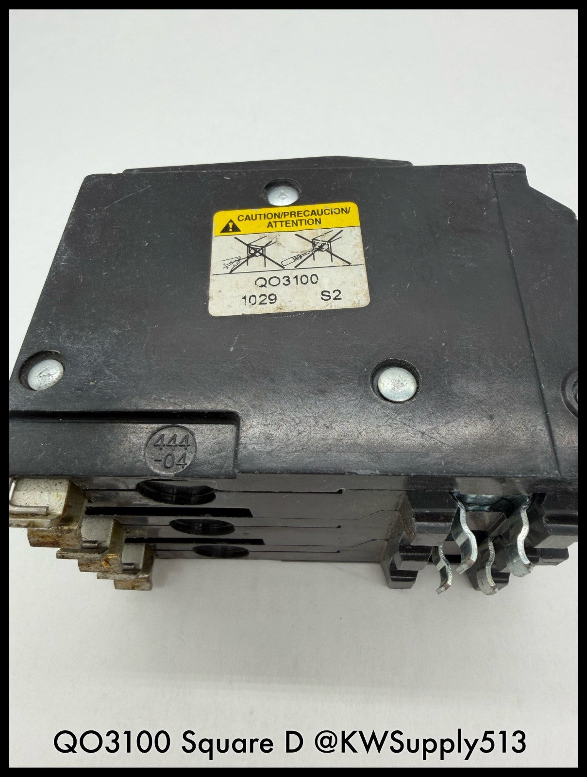 QO3100~Square D QO3100 100A 3P 3P 240VAC TM LI Mini Circuit Breaker-Used