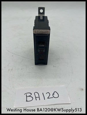 BA120~WestingHouse BA120 20A 1P 120/240Vac 10KA Circuit Breaker-Used